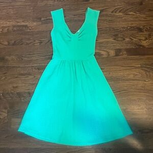 Anthropologie sundress with cross cross back